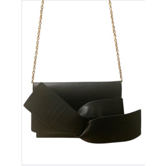 Handbag Republic Evening Clutch w/ Large Bow and DETACHABLE Strap - - Picture 2 of 9